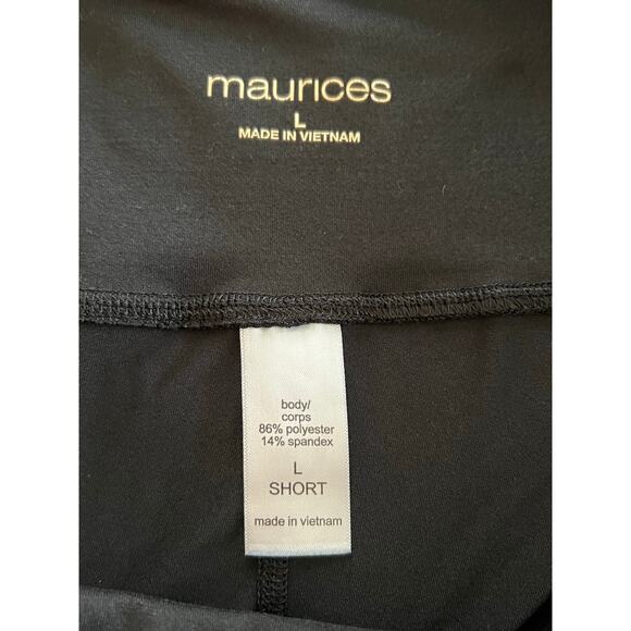 Maurice Pants Leggings Womens Size Large Short Side Pockets Color Black - Picture 4 of 4